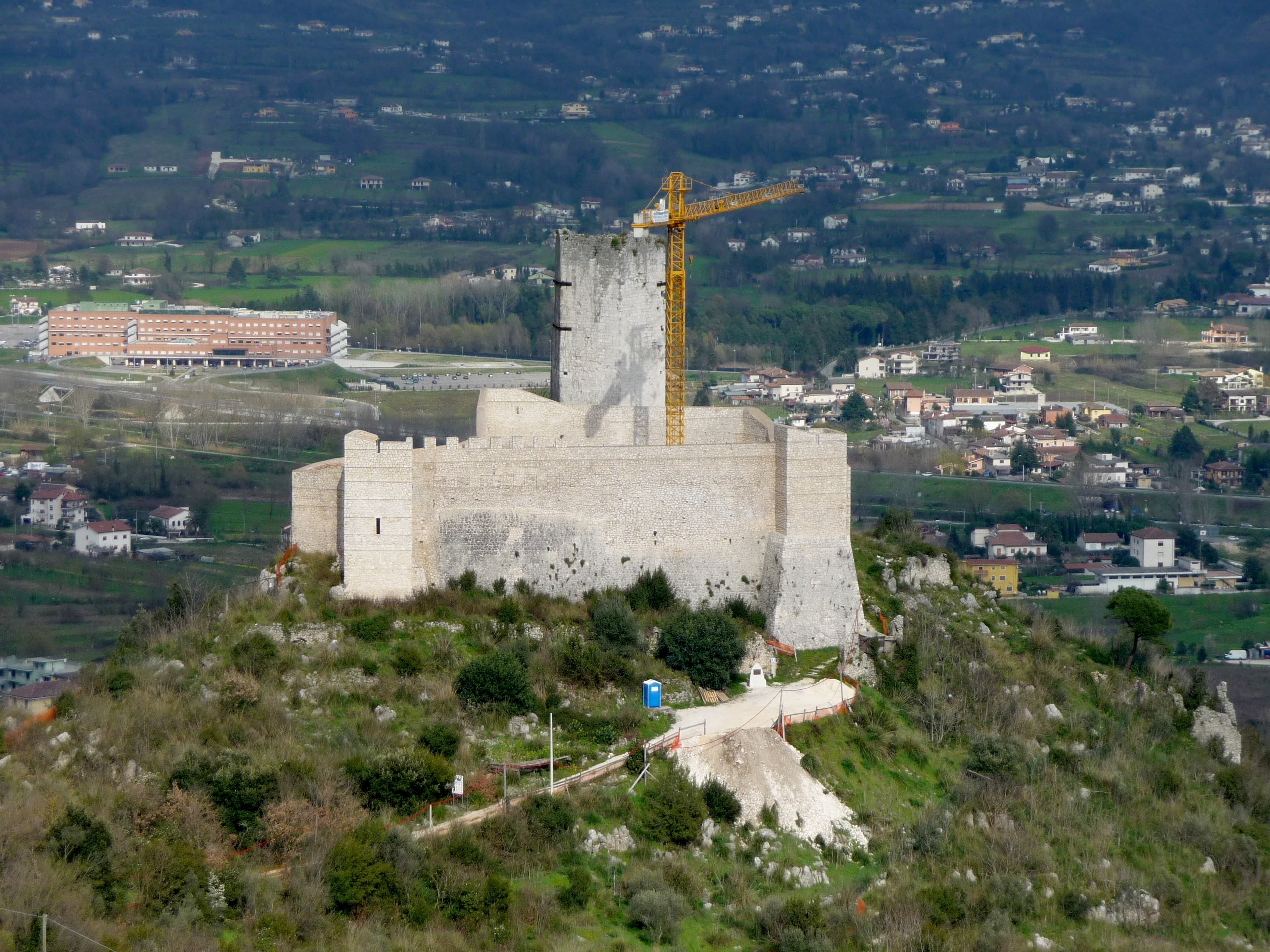 Rocca and view over Cassino